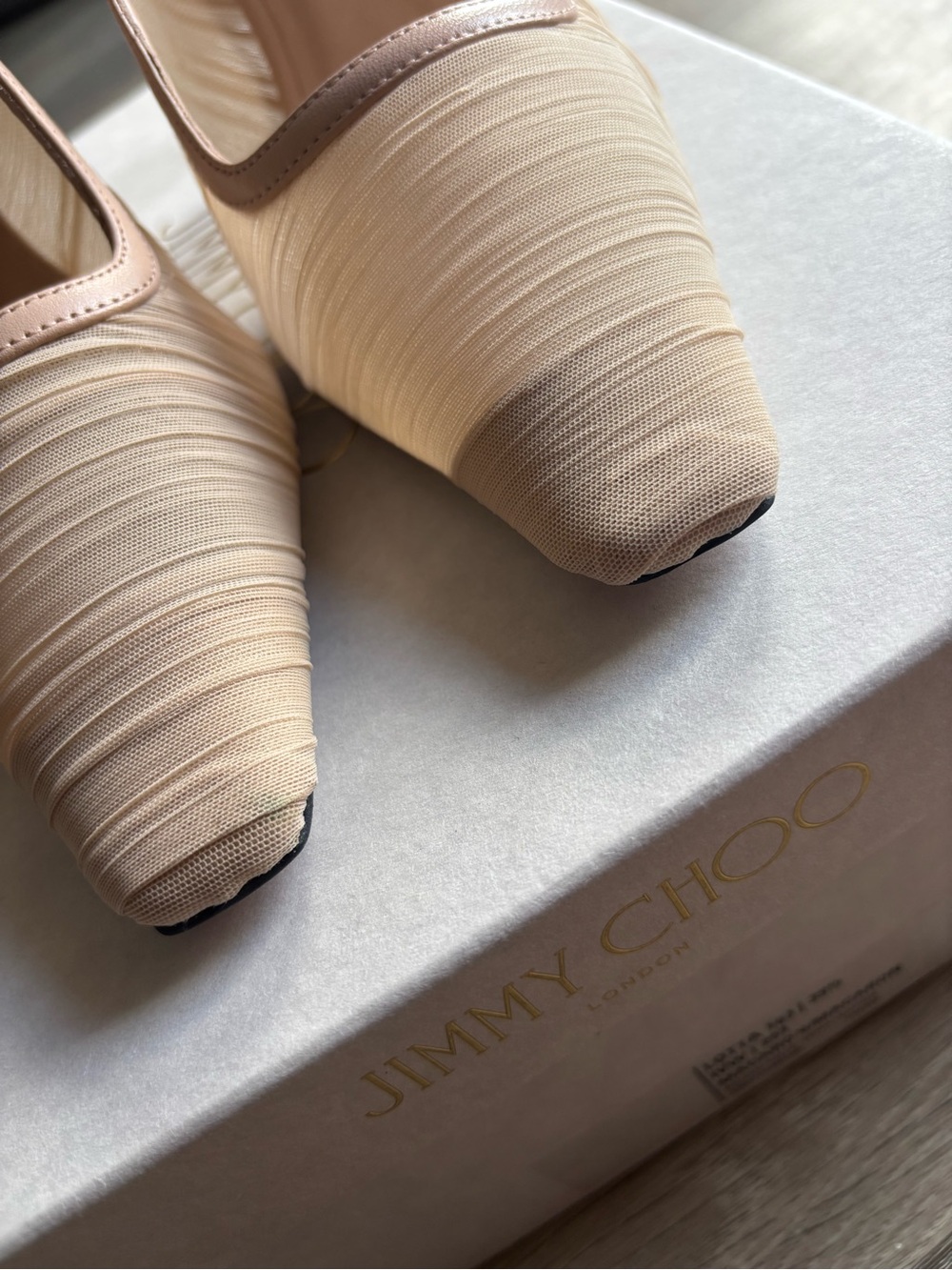 Jimmy Choo Lotta 100 tulle pumps - Picture 2 of 7